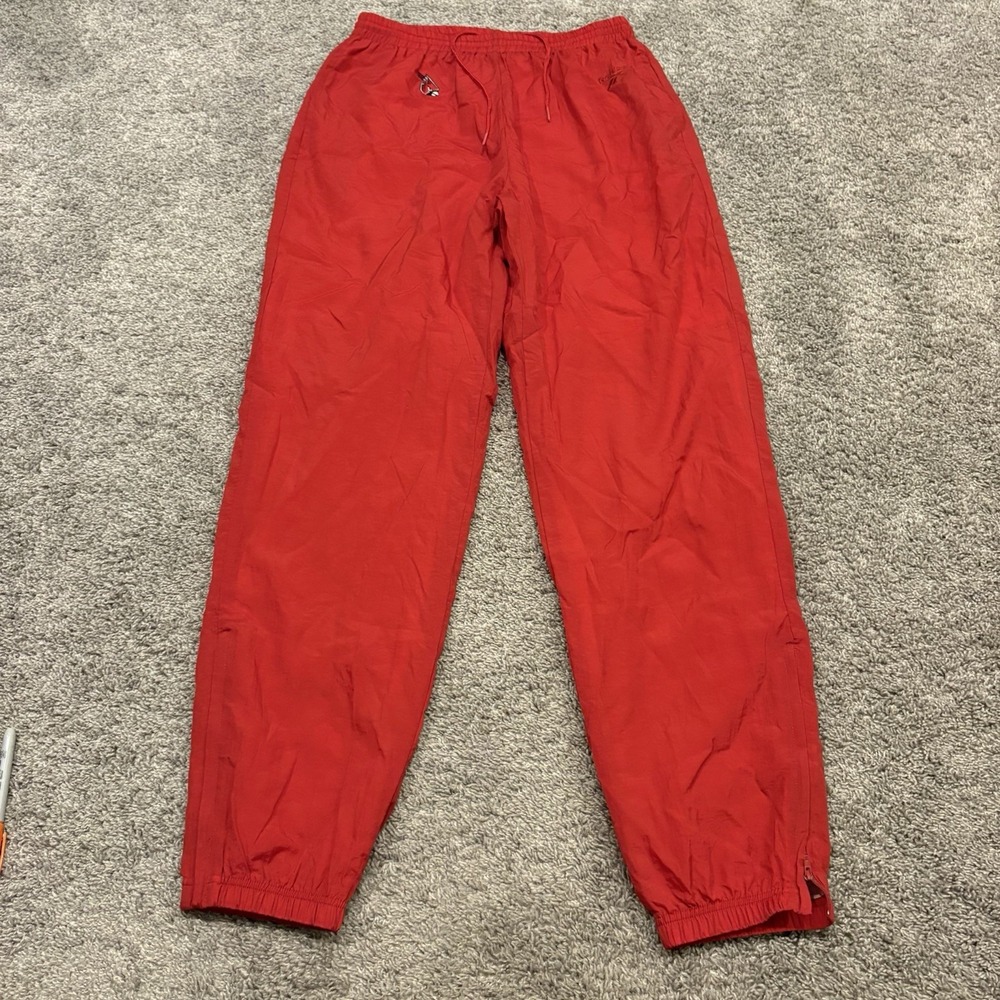 Vintage Reebok Ball State Cardinals Nylon Track Pants Sweatpants Mens Large